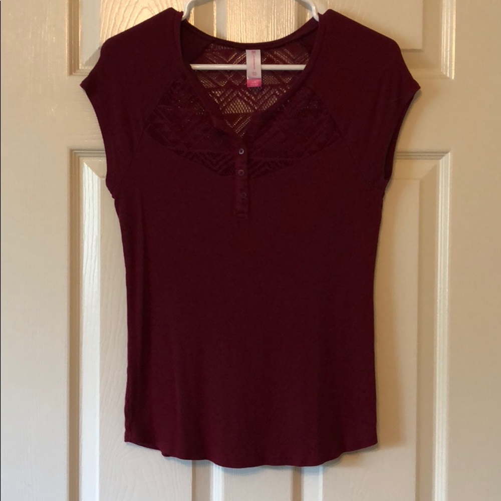 Maroon shirt